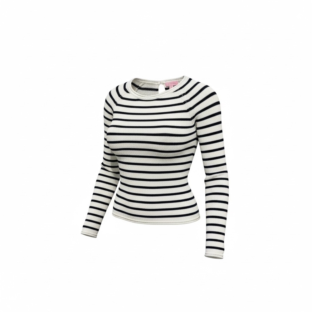 Lilly Pulitzer striped pullover sweater XXS White/Blue